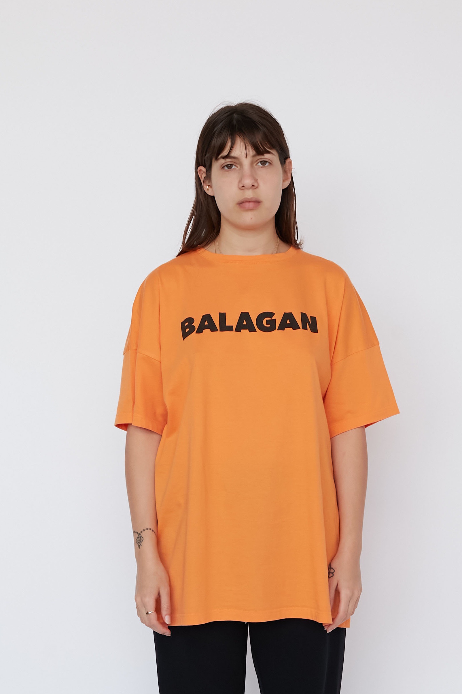 Balenciaga t sale shirt womens orange